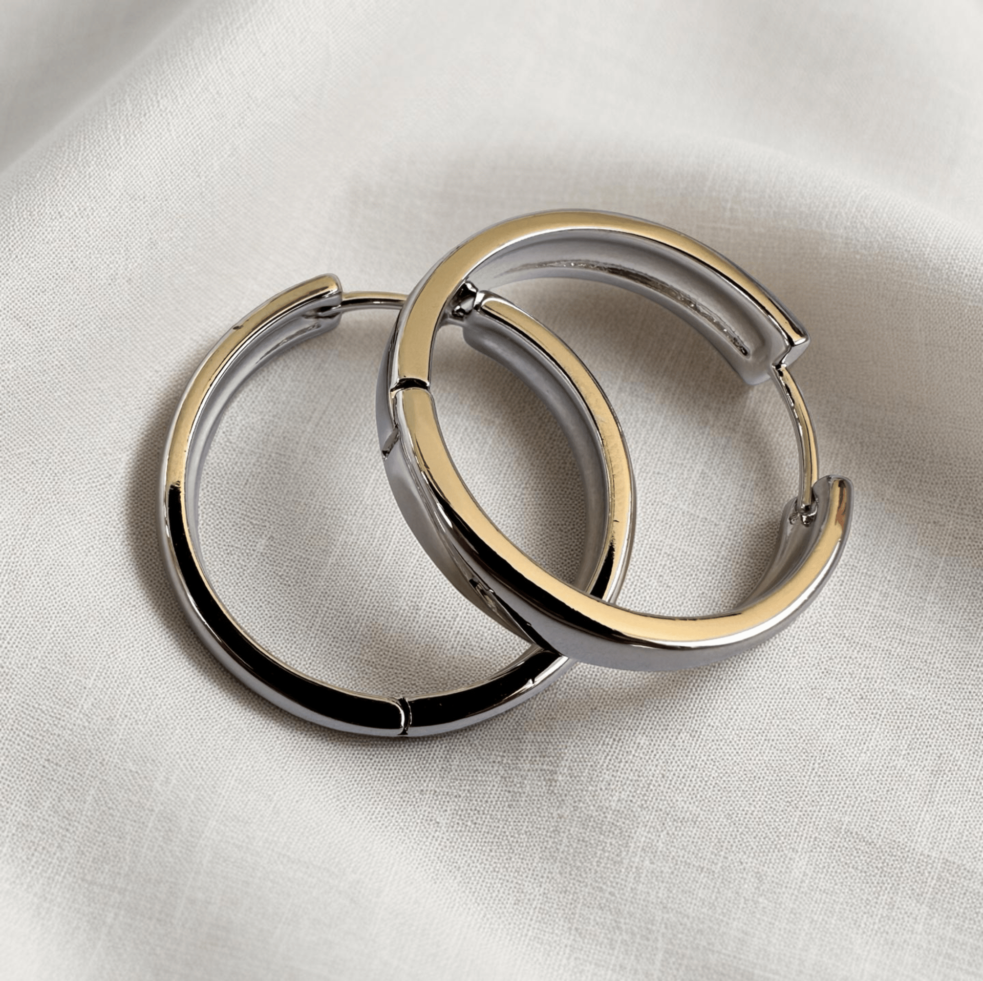Daily Chic | Kalın Halka Silver Küpe