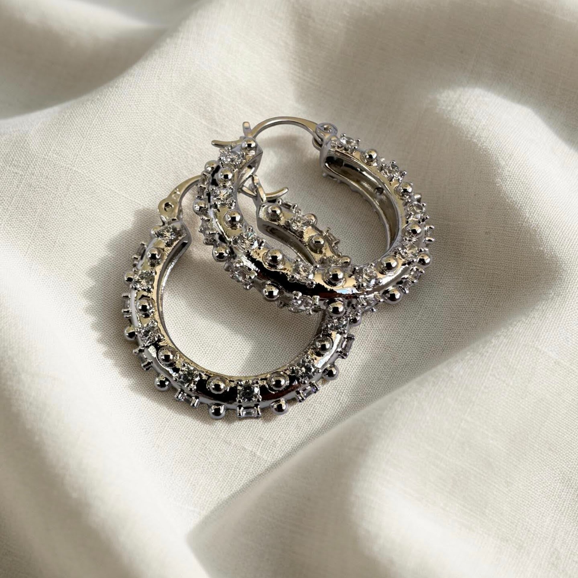 Helix Sparkle | Işıltılı Helix Halka Küpe