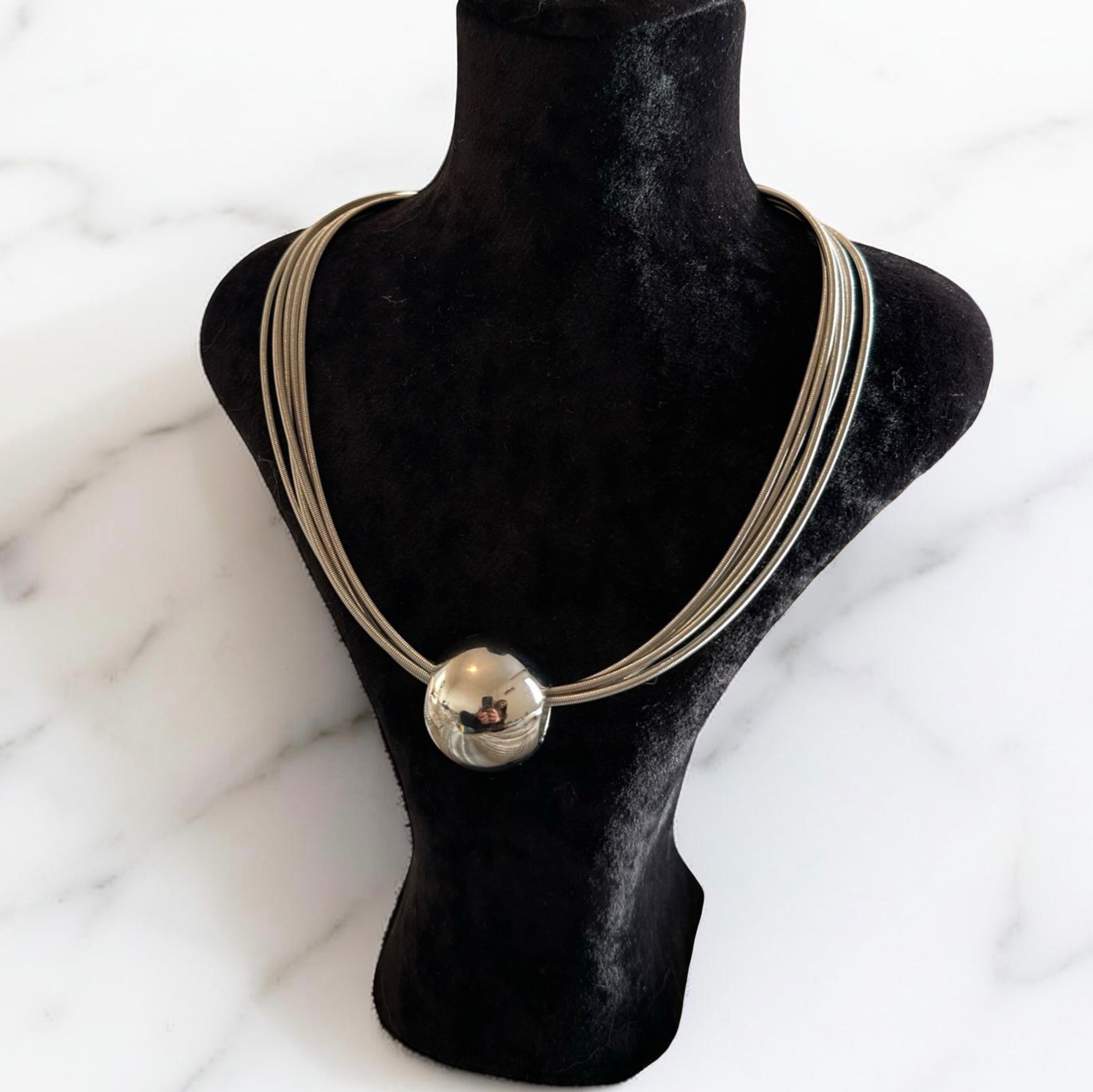 Modern Minimalist Serisi: Luna Çoklu Zincir Silver Kolye