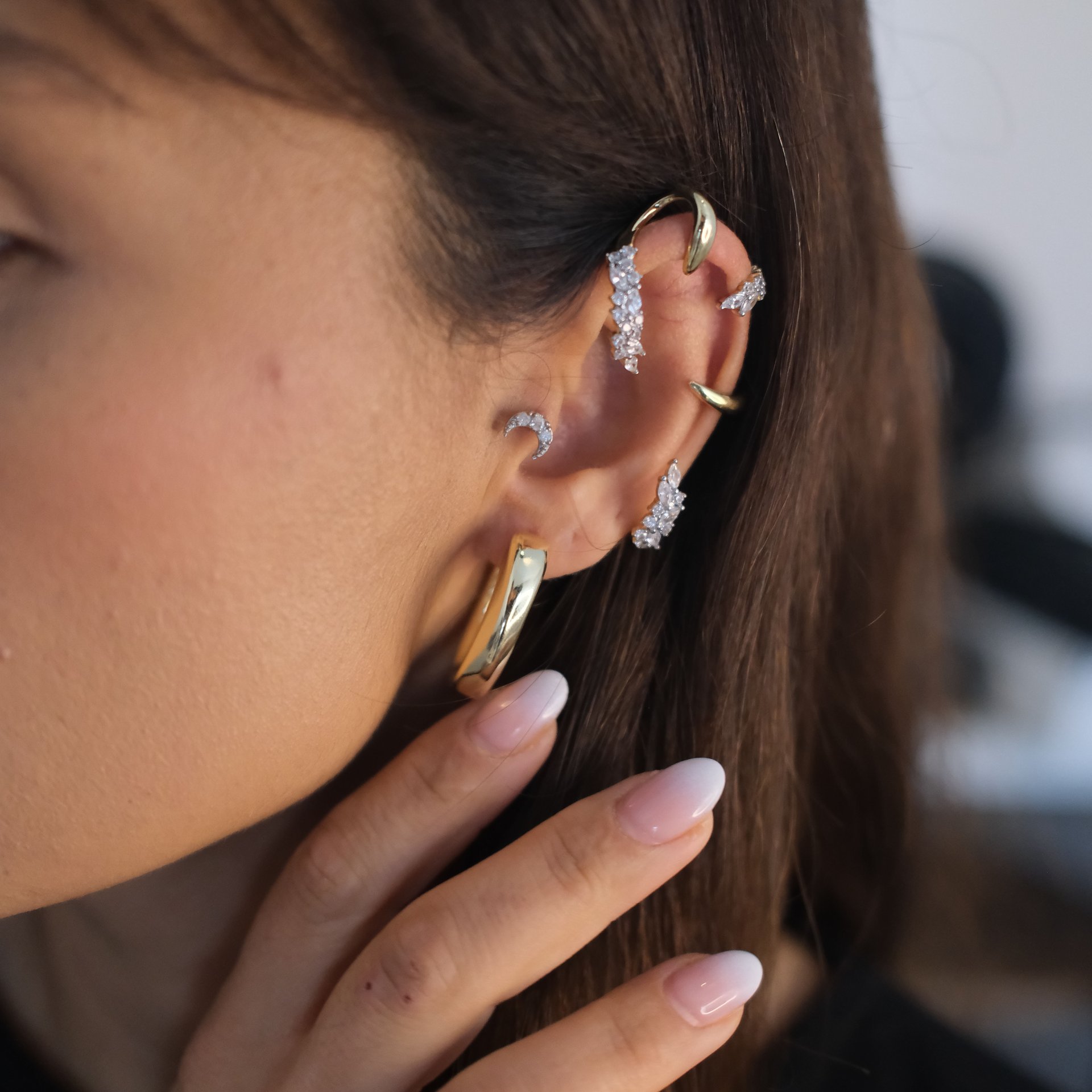 Serpentine | Sparkle Earcuff Set - 2. görsel